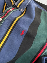 Ralph Lauren Vertical Stripe Denim Shirt (XL)