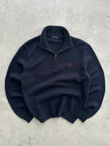 Ralph Lauren 1/4 Zip Pullover Knit Jumper (M)
