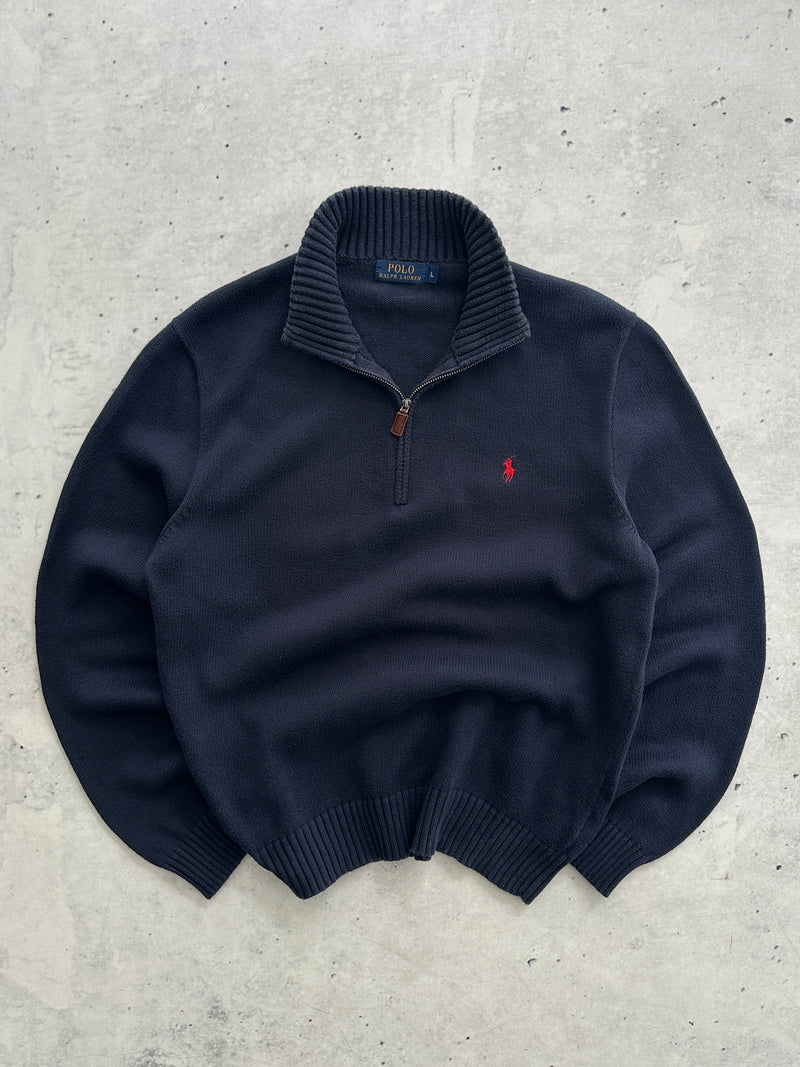 Ralph Lauren 1/4 Zip Pullover Knit Jumper (M)