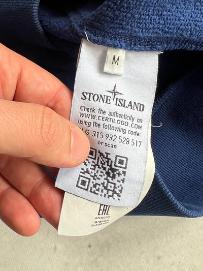 AW/17 Stone Island Overdyed Heavyweight Crewneck Sweatshirt (M)