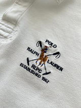 Chemise de rugby Ralph Lauren brodée, coupe lourde (XXL)