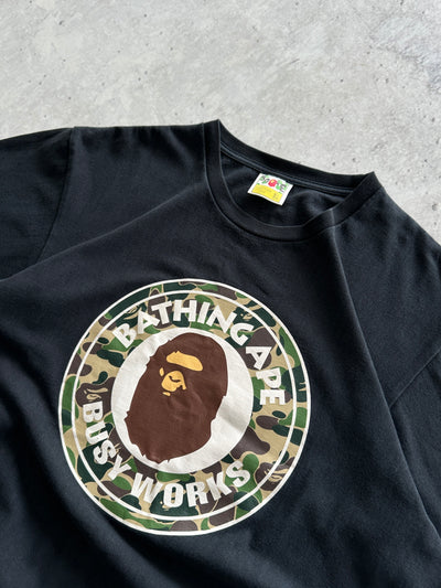 BAPE Busy Works Camo T Shirt (L)