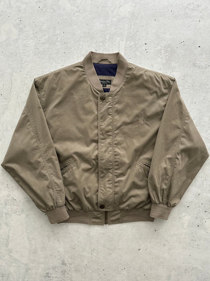 Vintage Christian Dior Zip Up Bomber Jacket (L)