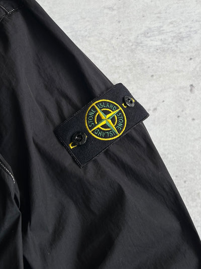AW/19 Stone Island Embroidered Spell Out Zip Up Bomber Jacket (L)