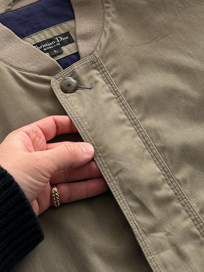 Vintage Christian Dior Zip Up Bomber Jacket (L)