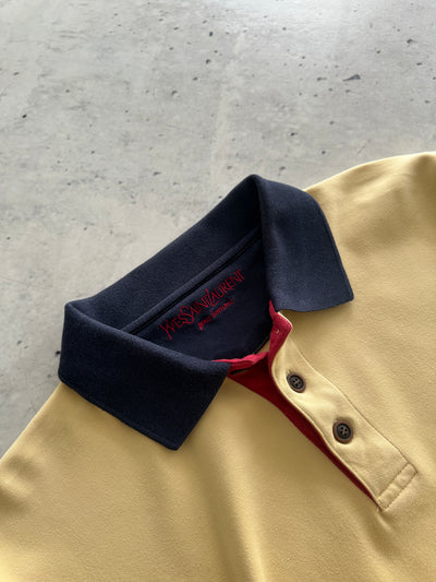 90's YSL Embroidered Logo Heavyweight sweatshirt (XL)