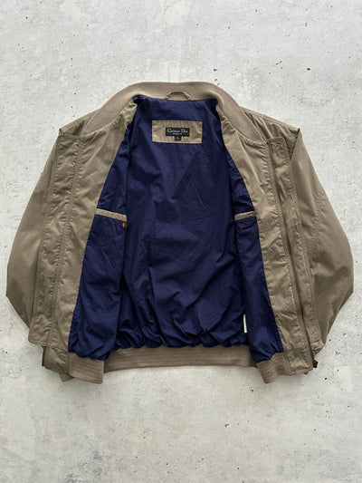 Vintage Christian Dior Zip Up Bomber Jacket (L)