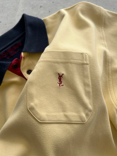 90's YSL Embroidered Logo Heavyweight sweatshirt (XL)