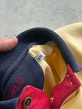 90's YSL Embroidered Logo Heavyweight sweatshirt (XL)