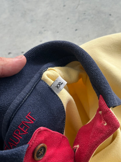 90's YSL Embroidered Logo Heavyweight sweatshirt (XL)