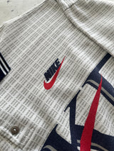 90's Nike All Over Print heavyweight Rugby Shirt (XL)