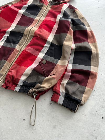 Burberry Blue Label Reversible Zip Up Hooded Jacket (Women's S)