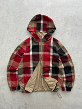 Burberry Blue Label Reversible Zip Up Hooded Jacket (Women's S)