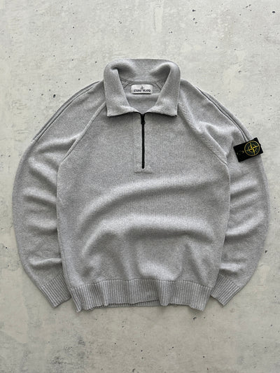 SS/21 Stone Island 1/4 Zip Pullover Knit Jumper (S)