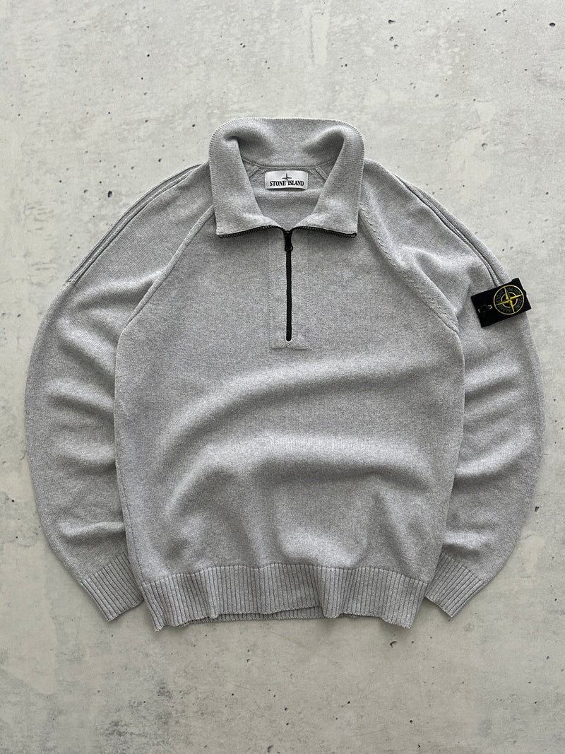 SS/21 Stone Island 1/4 Zip Pullover Knit Jumper (S)