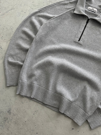 SS/21 Stone Island 1/4 Zip Pullover Knit Jumper (S)