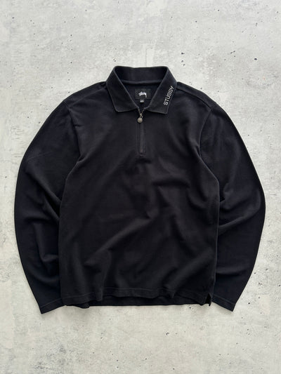 Polo à manches longues Stussy 1/4 Zip (M)