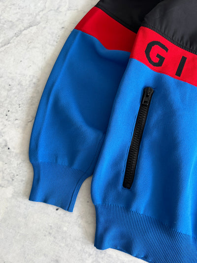 Givenchy Half Zip band Spell Out Pullover Sweatshirt (S)