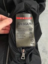 Prada Reversible Nylon Heavyweight Zip Up Hoodie / Jacket (L)