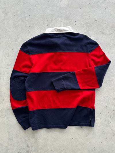 Chemise de rugby rayée poids lourd Ralph Lauren (L)