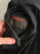 Prada Reversible Nylon Heavyweight Zip Up Hoodie / Jacket (L)