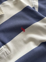90's Ralph Lauren Heavyweight Stripe Rugby Shirt (L)