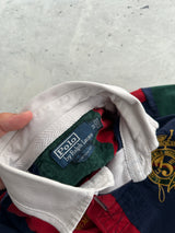 Ralph Lauren Colour Block Heavyweight Rugby Shirt (M)