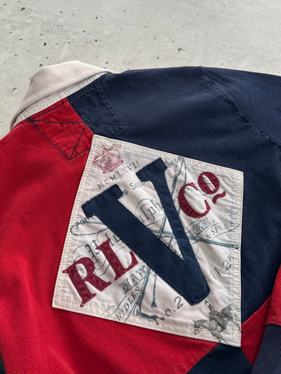 Ralph Lauren Colour Block Heavyweight Rugby Shirt (M)