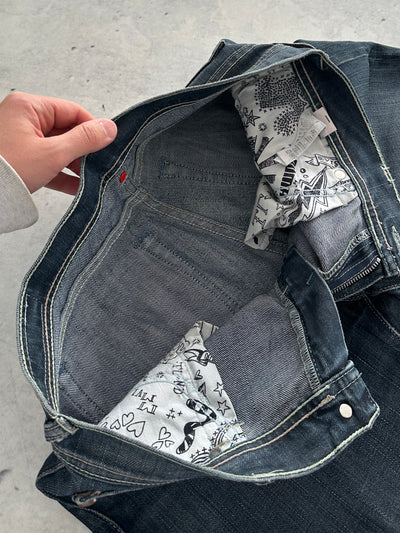 Evisu x Puma women's Gull Wing Denim Jeans (W30 x L32)