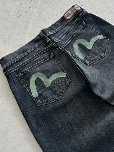 Evisu x Puma women's Gull Wing Denim Jeans (W30 x L32)
