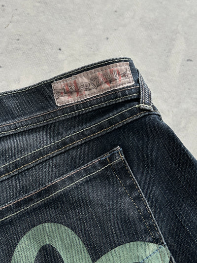 Evisu x Puma women's Gull Wing Denim Jeans (W30 x L32)