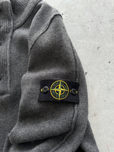 AW/17 Stone Island Chunky Wool Knit Pullover Jumper (S)