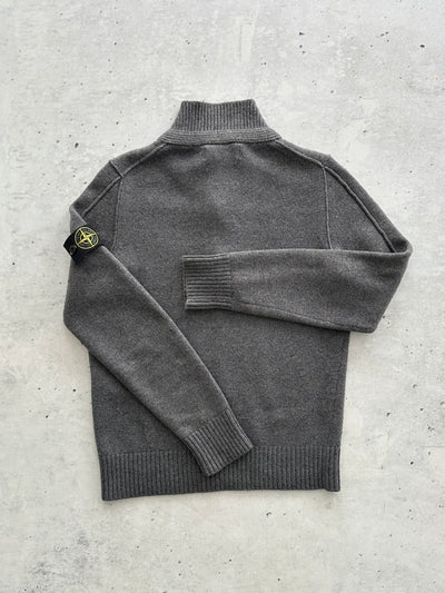 AW/17 Stone Island Chunky Wool Knit Pullover Jumper (S)