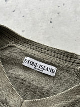 00's Stone Island V Neck Knit Jumper (S)