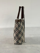 Burberry Blue Label Reversible Nova Check Tote Bag (One Size)
