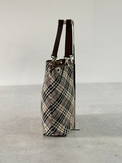 Burberry Blue Label Reversible Nova Check Tote Bag (One Size)