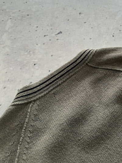 00's Stone Island V Neck Knit Jumper (S)