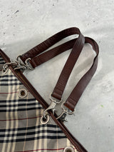 Burberry Blue Label Reversible Nova Check Tote Bag (One Size)