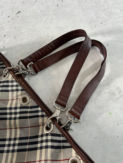 Burberry Blue Label Reversible Nova Check Tote Bag (One Size)