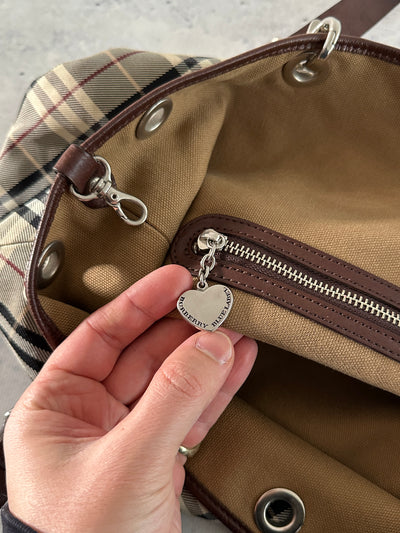 Burberry Blue Label Reversible Nova Check Tote Bag (One Size)