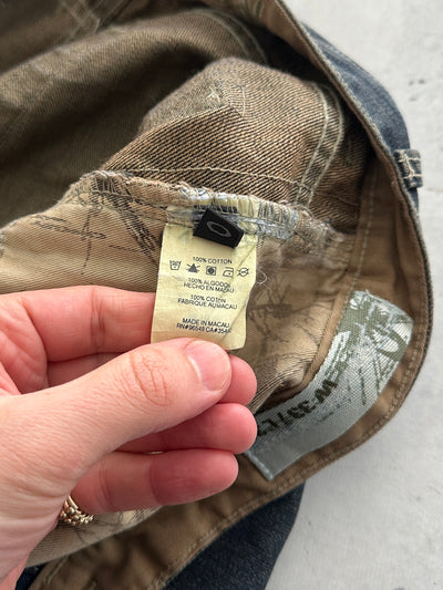 00's Oakley grunge wash industrial denim Jeans (W33 x L32)