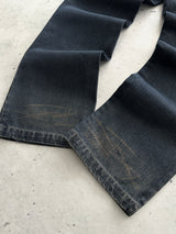 00's Oakley grunge wash industrial denim Jeans (W33 x L32)