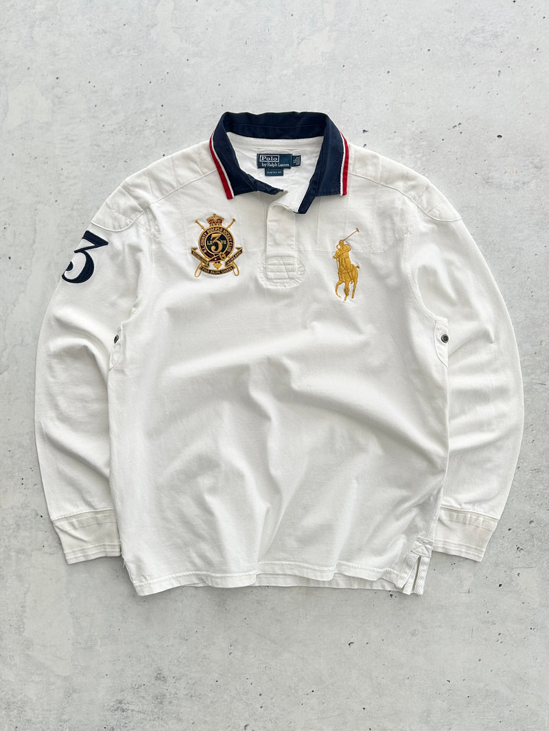 Ralph Lauren Big Logo Heavyweight Rugby Shirt (XL)