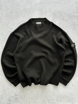 AW/00 Stone Island Wool Knit Mock Neck Jumper (XXL)