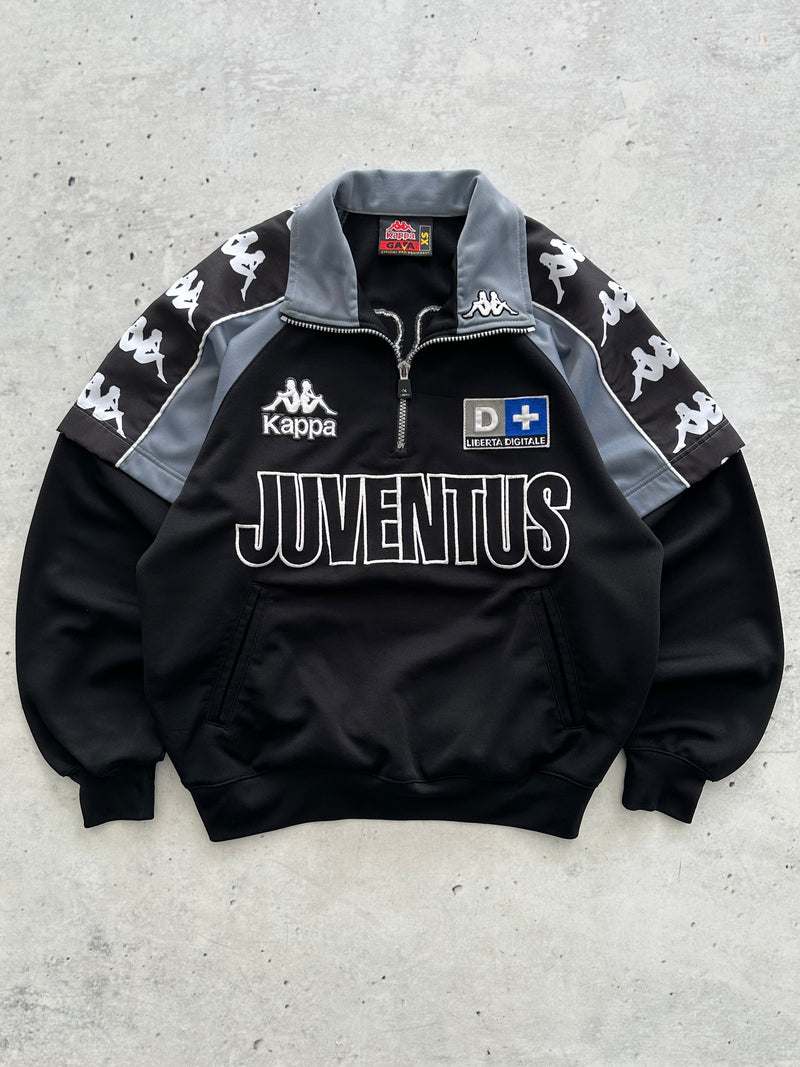 1998/99 Juventus Kappa 1/4 Zip Training Pullover (S)