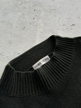 AW/00 Stone Island Wool Knit Mock Neck Jumper (XXL)