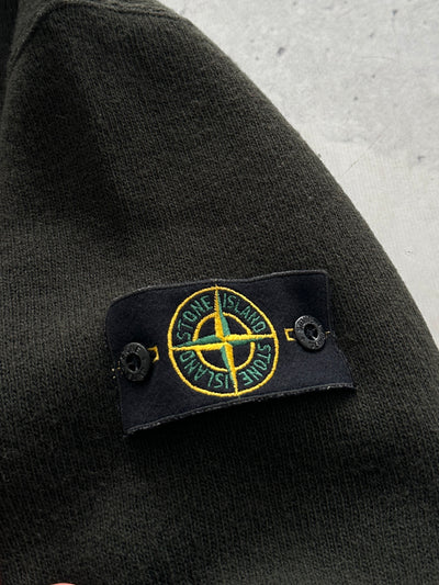 AW/00 Stone Island Wool Knit Mock Neck Jumper (XXL)