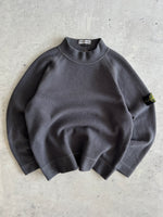 AW/98 Stone Island Mock Neck Wool Knit Jumper (M)