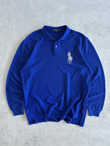 Ralph Lauren Big Logo Long Sleeve Polo Shirt (L)