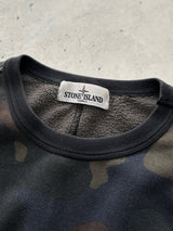 AW/13 Stone Island Camo Crewneck Sweatshirt (S)